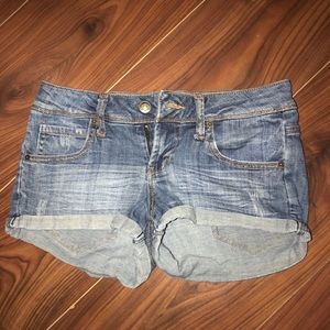 Denim shorts